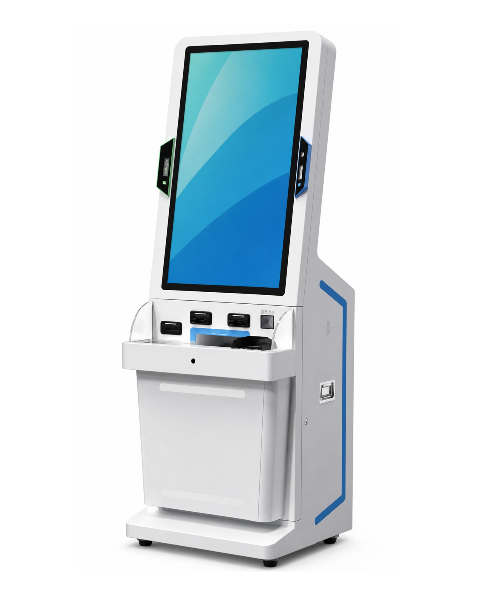 Compact service kiosk adaptable for hospitality